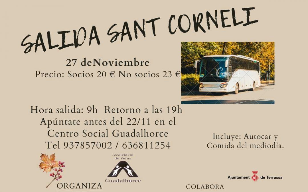 Salida Sant Corneli (27 Noviembre)